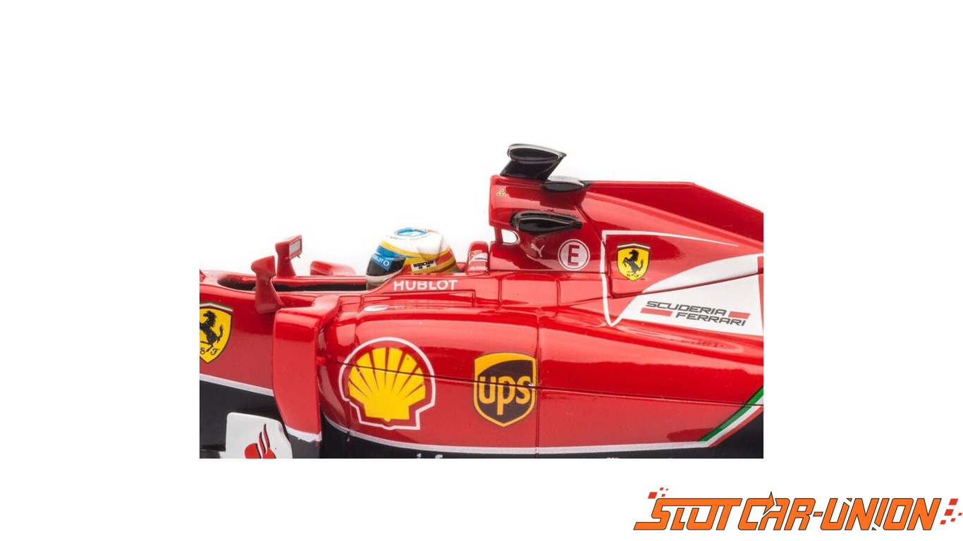 Analogue/unboxed 1:43 New Carrera Go Ferrari F14 Fernando Alonso F1 Car 
