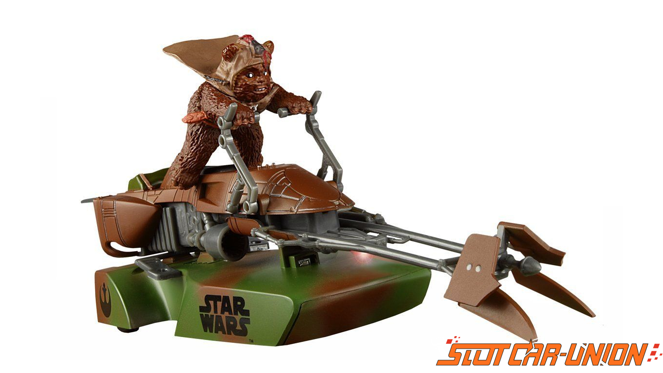 Scalextric C3299 Star Wars Speeder Bike Ewok Paploo Slot Car Union