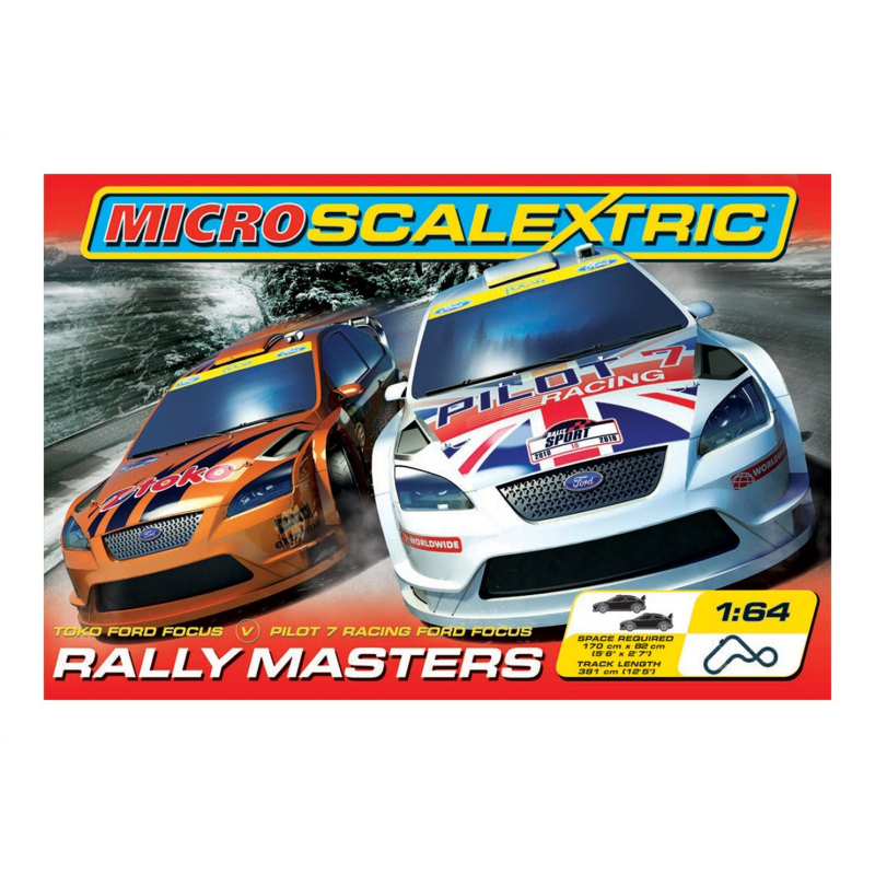 Micro Scalextric G1071 Coffret Rally Masters