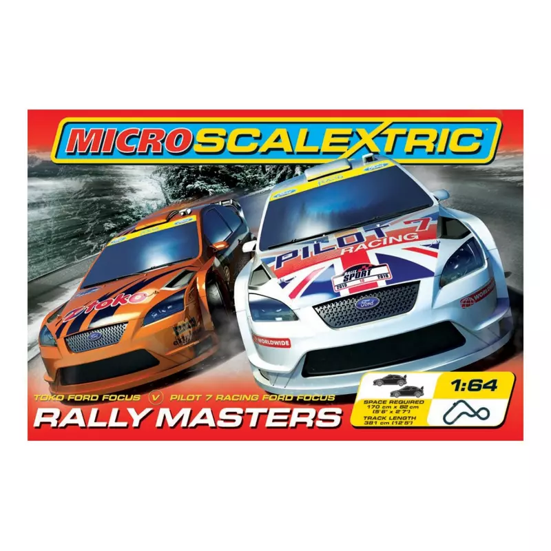 Micro Scalextric G1071 Coffret Rally Masters