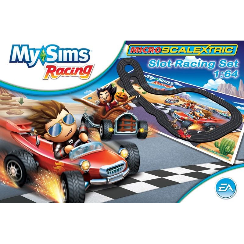 Micro Scalextric G1061 Coffret My Sims Racing