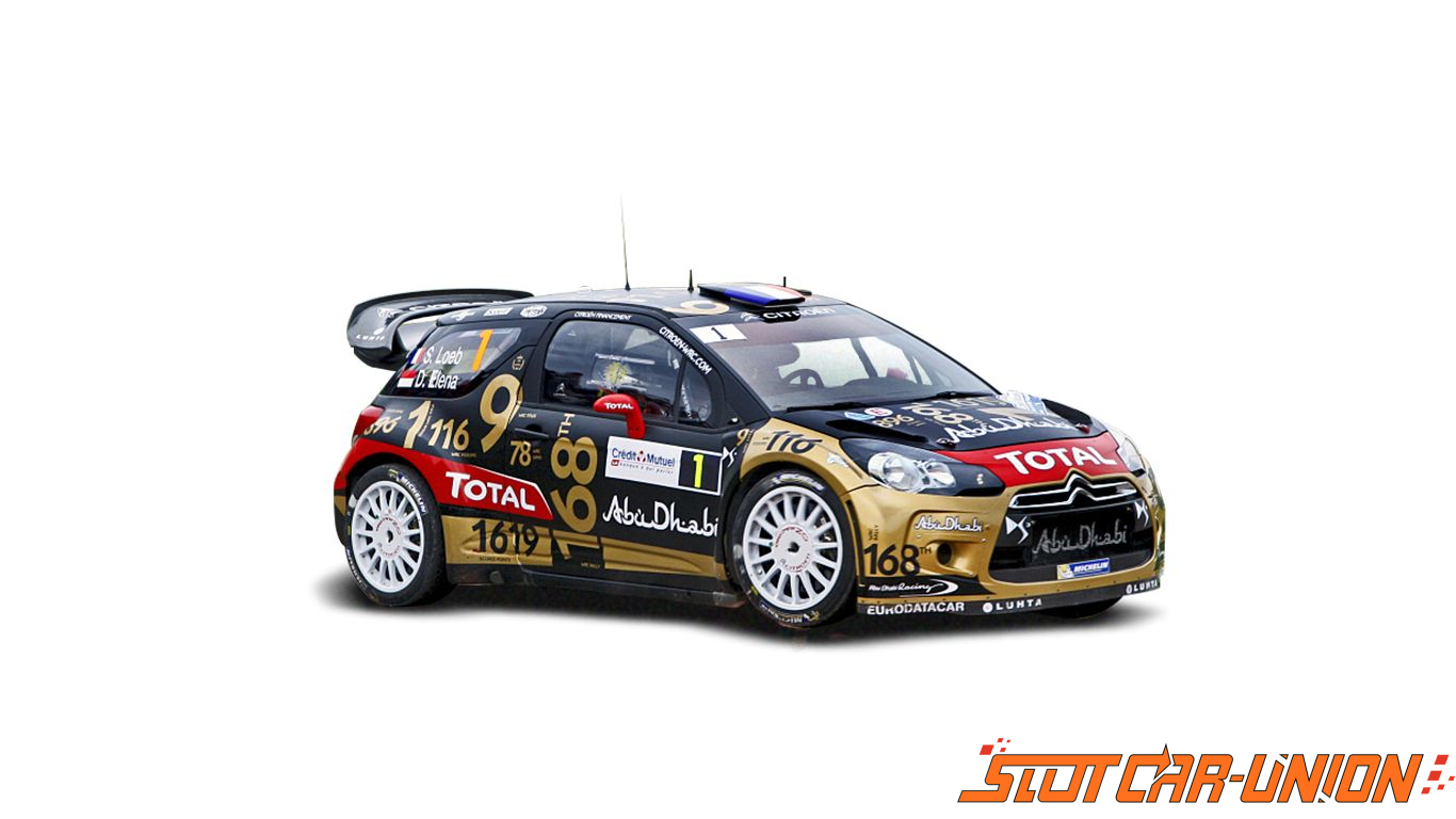 Decals Citroën DS3 WRC Loeb Condroz 2013 additif Gordon Altaya 1/43e 