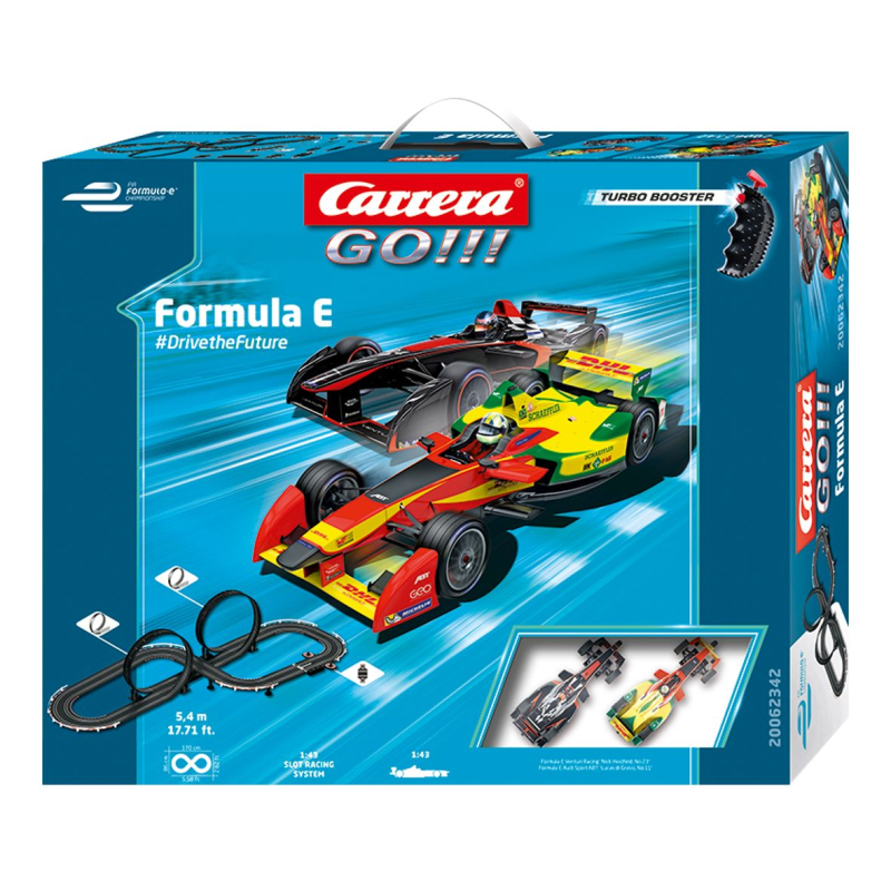                                     Carrera GO!!! 62342 Coffret Formula E - Drive the Future