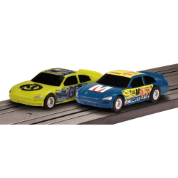Micro Scalextric G2157 Micro US Stock Car, Blue 17