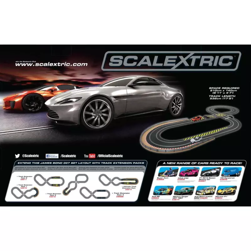 Scalextric C1336 Coffret James Bond Spectre 007