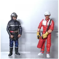LE MANS miniatures Figure Fire department & fireman