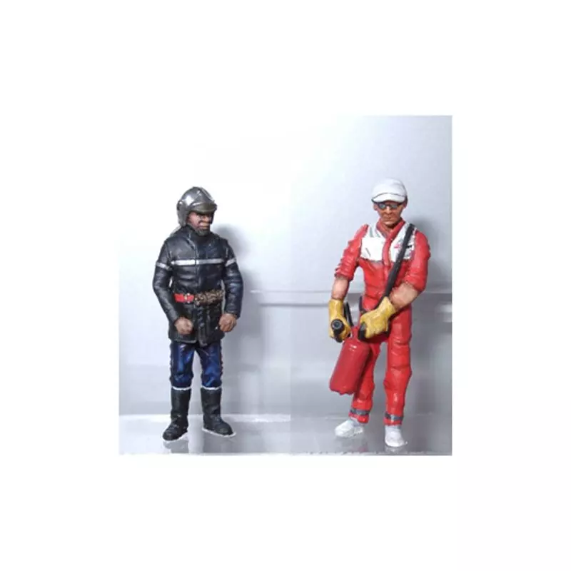  LE MANS miniatures Figurine Service incendie et pompier