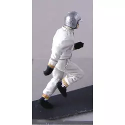 LE MANS miniatures Figurine Pilote des années 60/70 courant vers sa voiture