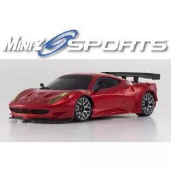 Kyosho Mini-Z MR03 Sports Ferrari 458 Italia GT2 Red Chrome (W-MM/KT19)