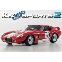 Kyosho Mini-Z MR03 Sports 2 Shelby Cobra Daytona Rouge (N-RM/KT19)