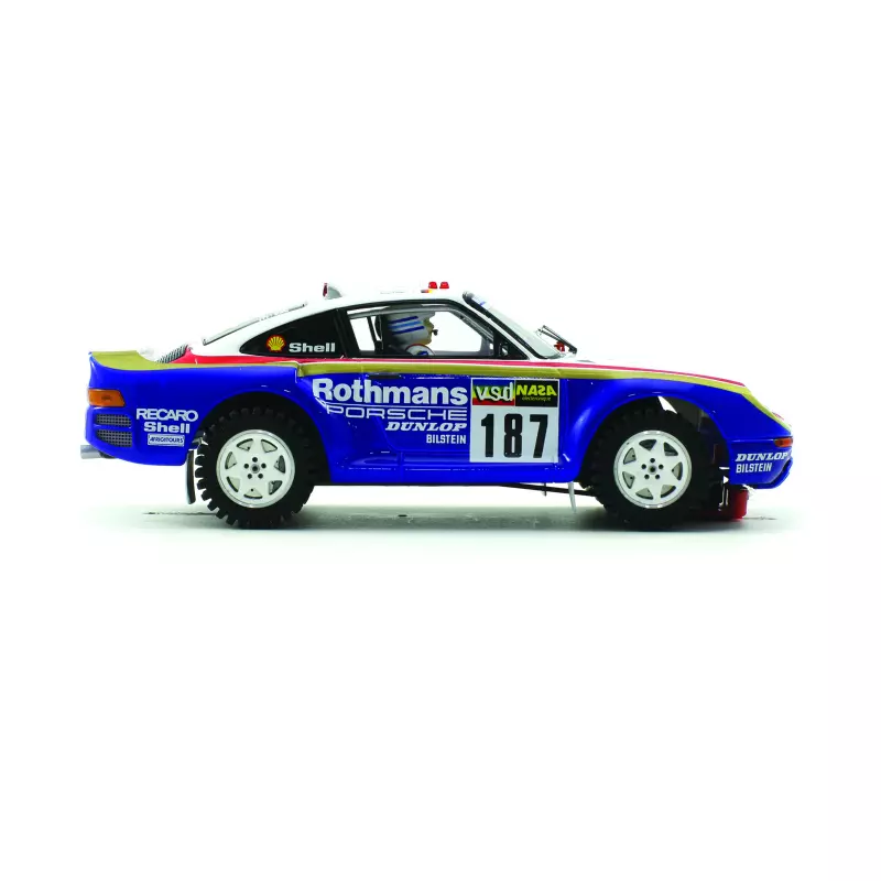 Scaleauto SC-6091 Porsche 959 Raid Dakar 1986 n.187 Kussmaul - Dakar chasis -