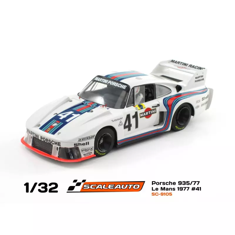 Scaleauto SC-9105 Porsche 935-77 LeMans 1977 n.41 Martini