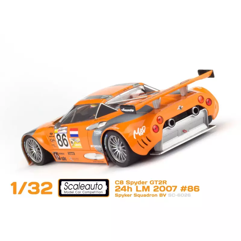 Scaleauto SC-6026 C8 Spyder GT2R 24h LeMans 2007 n°85 & n°86