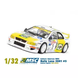 MSC Competition MSC-6030 Subaru Impreza WRC Api Rally Lana 2001 n.5 Andrea Aghini