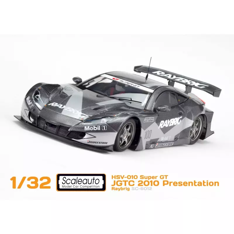 Scaleauto SC-6012 HSV-010 Super GT Carbono Raybrig Presention Car RT3 SW chasis