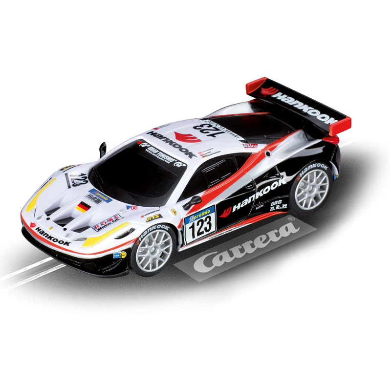                                     Carrera GO!!! 61212 Ferrari 458 Italia GT2, Hankook Team Farnbacher 2011 No. 123