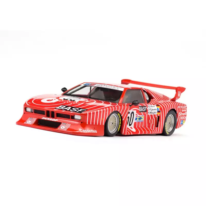  Scaleauto SC-6049 BMW M1 Gr.5 24h LeMans 1981 n.50 BASF Cassetten Team GS Sport