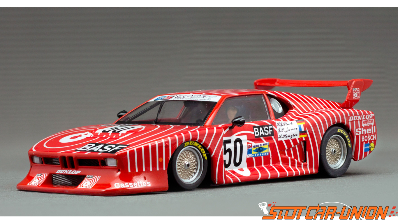 Scaleauto SC-6049 BMW M1 Gr.5 24h LeMans 1981 n.50 BASF