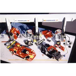 LE MANS miniatures Basic pit - Ferrari 333SP Le Mans 1996