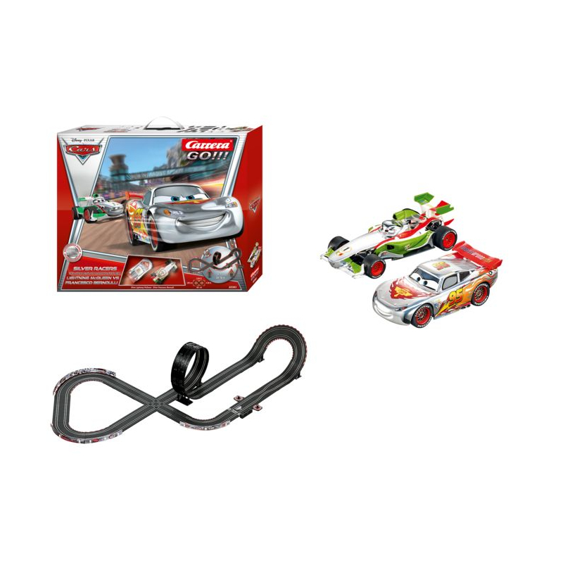 Carrera GO!!! 62301 Coffret Disney/Pixar Cars Silver Racers