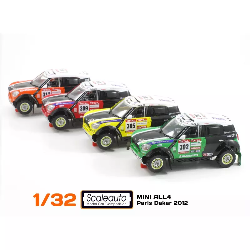 Scaleauto SC-6092 MINI All4 Racing Rally Dakar 2012 n.302 Winner Series