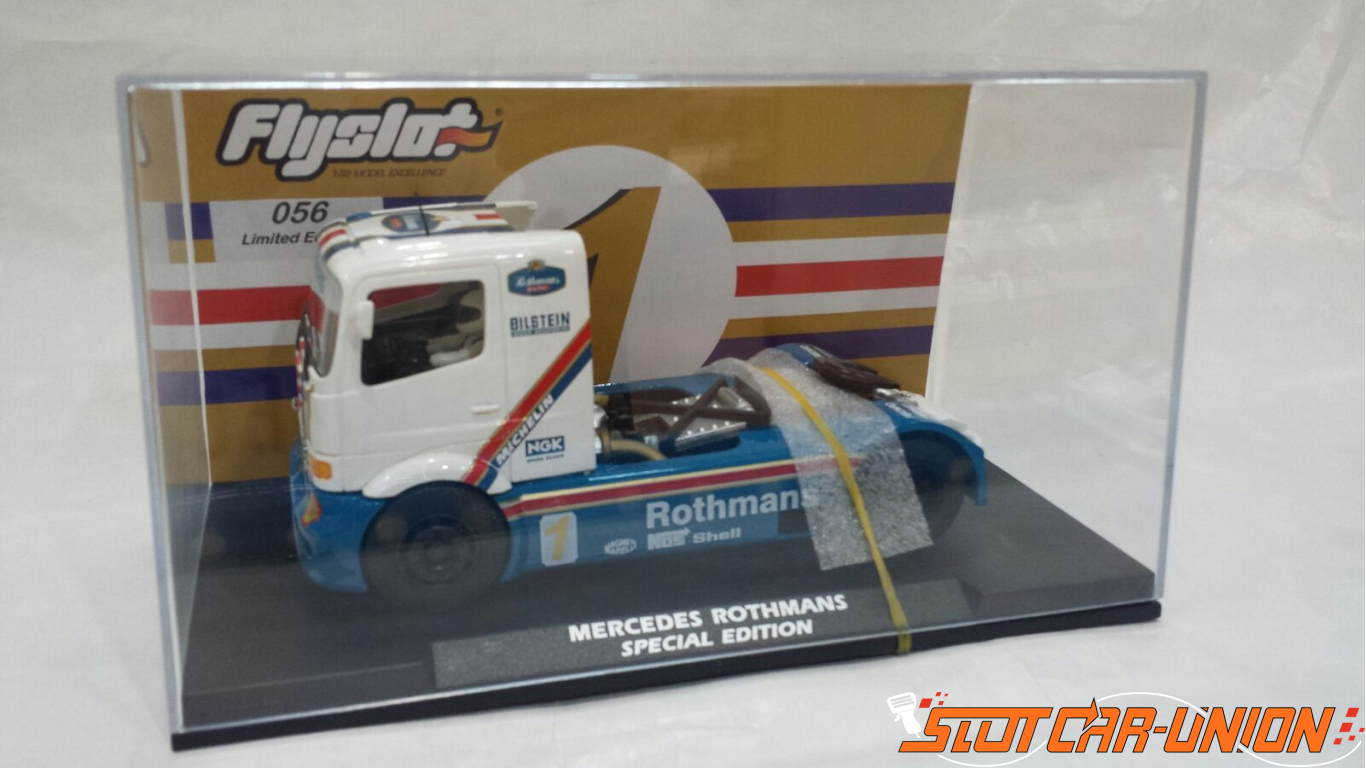 FLY 202308 MERCEDES BENZ ROTHMANS SPECIAL EDITION NEW 1/32 SLOT CAR IN CASE 