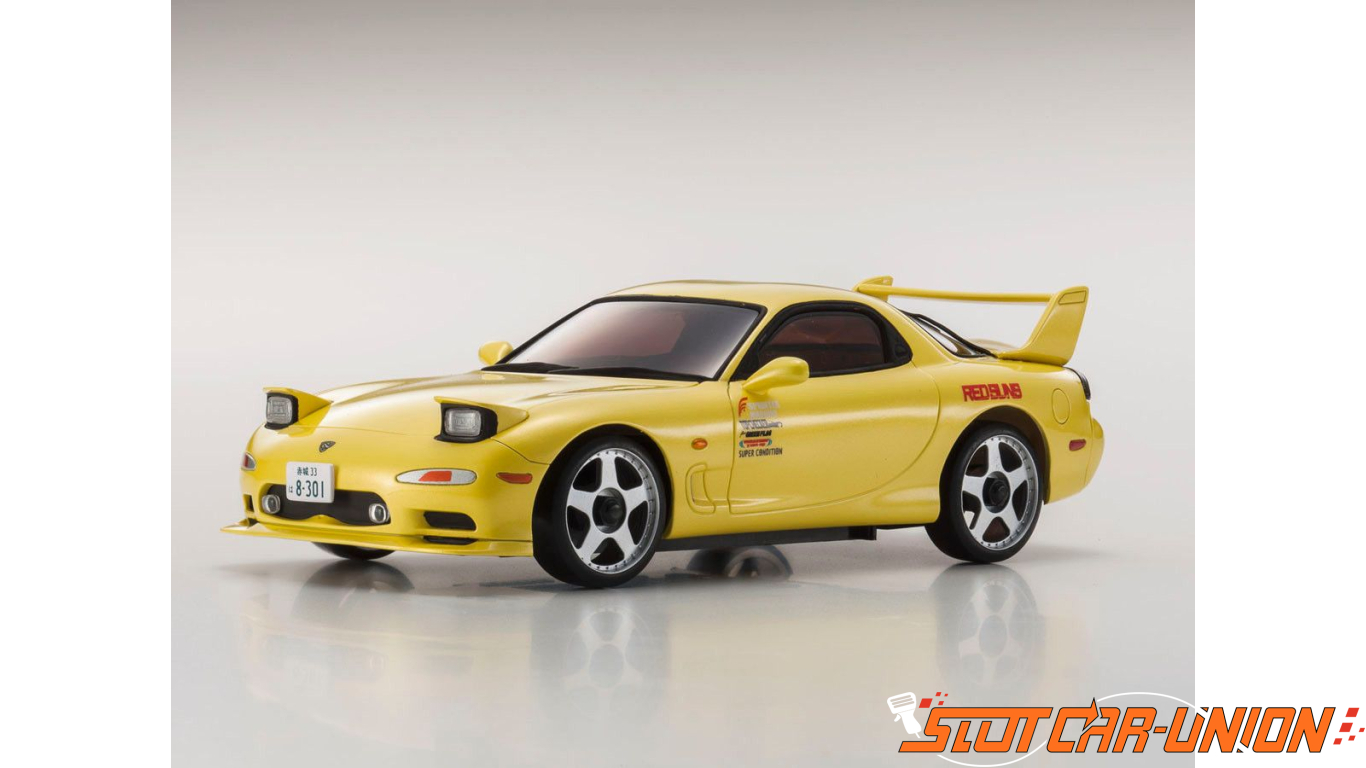 Kyosho Mini Z Ma0 Sports 4wd Mazda Rx7 Fd3s Yellow Kt19 Initial D Slot Car Union