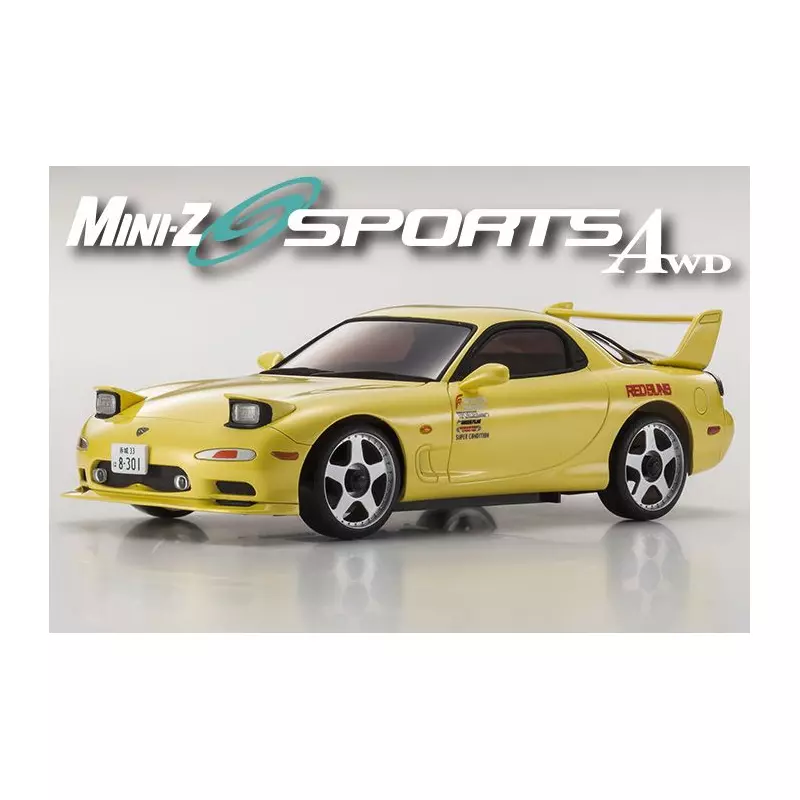 Kyosho Mini-Z MA020 Sports 4WD Initial-D Mazda RX7 FD3S (KT19)