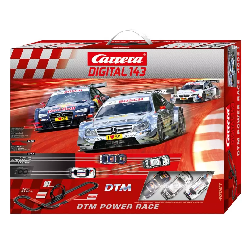 Carrera DIGITAL 143 40021 Coffret DTM Power Race