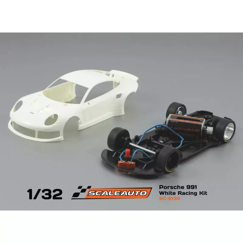 Scaleauto SC-6135 Porsche 991 White Racing Kit