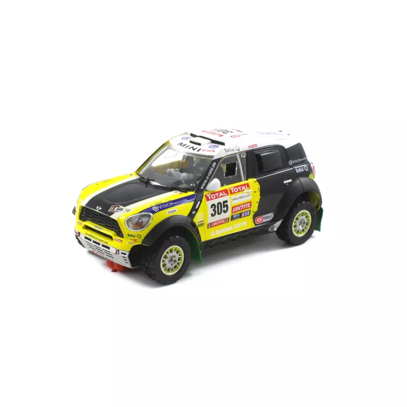 Scaleauto SC-6093 MINI All4 Racing Rally Dakar 2012 n.305 Nani Roma 2nd Place