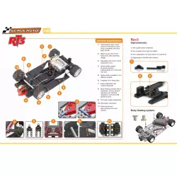 Scaleauto SC-6623 Chassis RT3 MWB completed assembled + LWB main base as optional assembly. Rev3