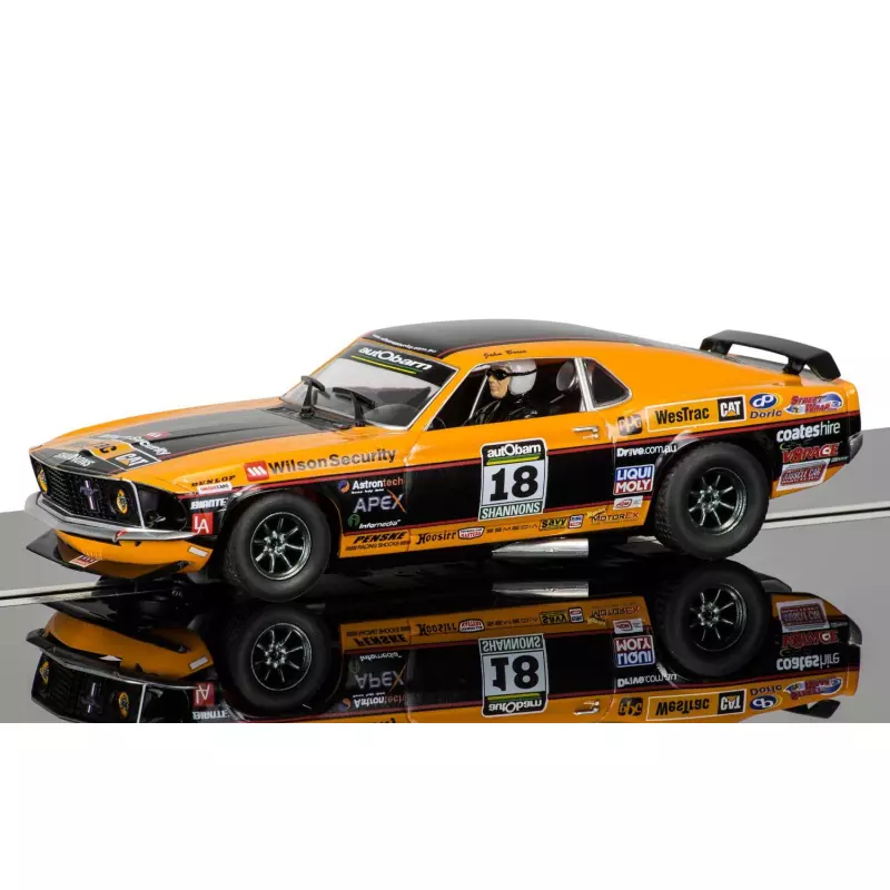 Scalextric C3671 Ford Mustang Boss 302 - 1969 John Bowe, 2011 Touring Car Masters Championship