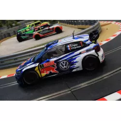 Scalextric C3744 Volkswagen Polo WRC - Rallye Monte Carlo 2015