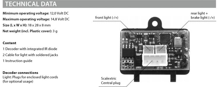Carson 500707130 Digital Plug Scalextric (EasyFit) for Carrera DIGITAL 132  - Slot Car-Union