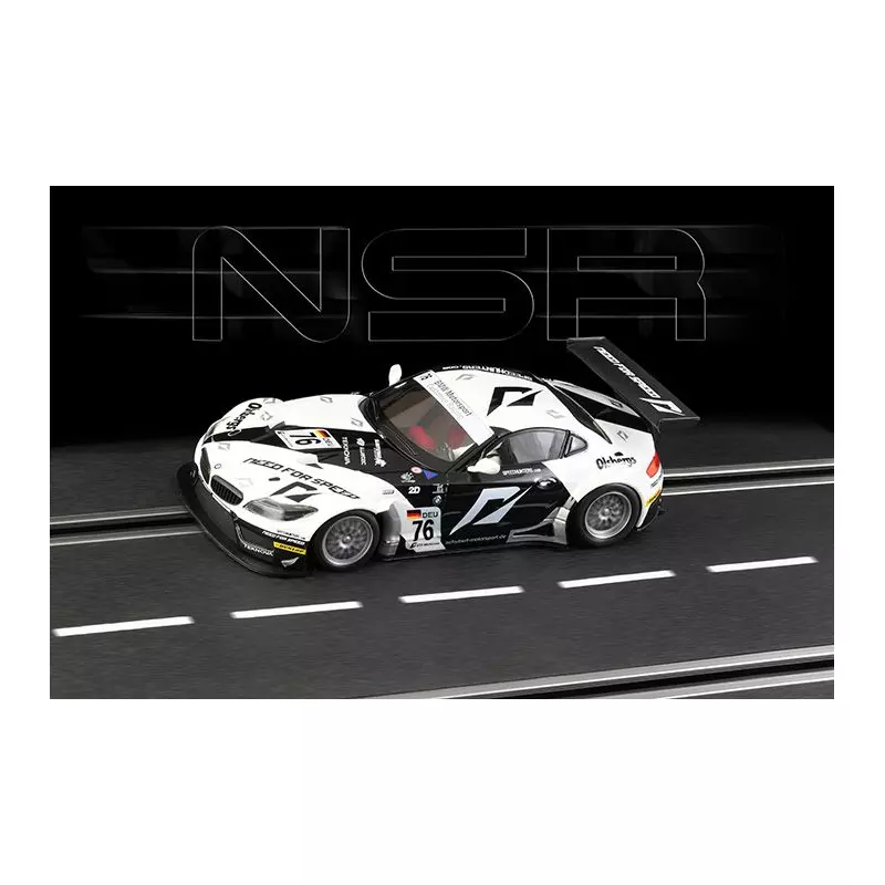 NSR 0011AW BMW Z4 black/white n.76 FIA GT3 European Championship 2010 - AW King EVO3