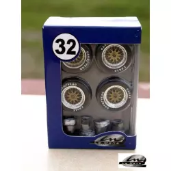 LE MANS miniatures Set of wheels 18'' BBS type