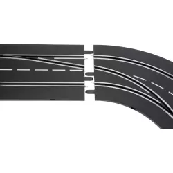 Carrera DIGITAL 30365 Lane Change Right Curve, Out to In