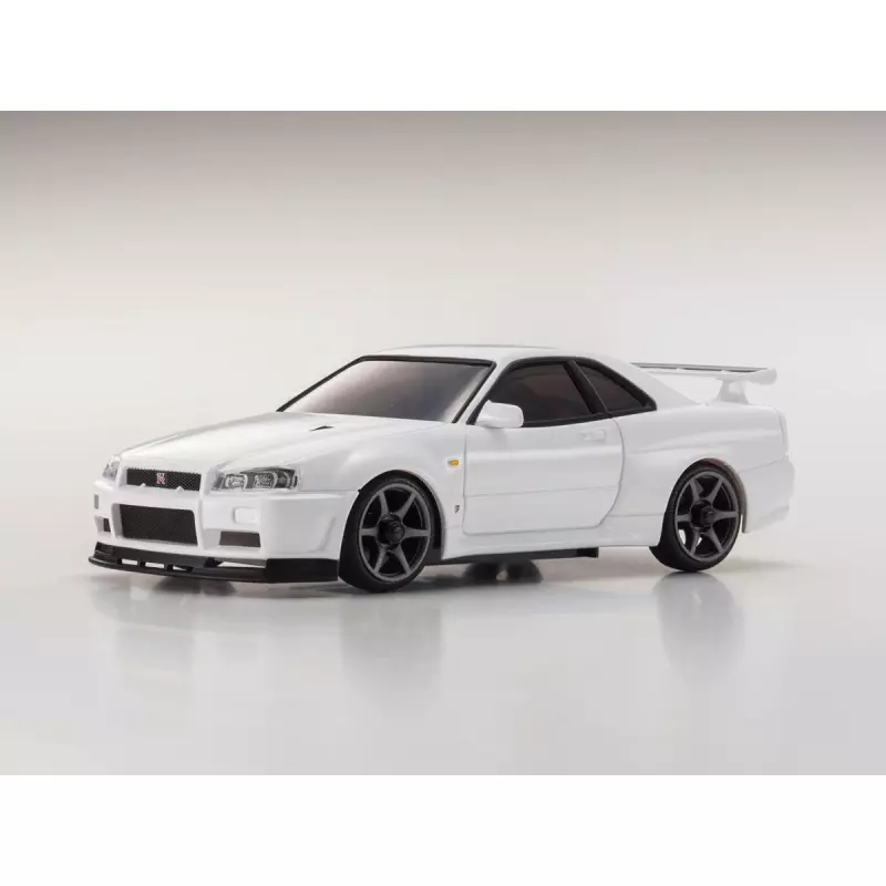 Kyosho Mini-Z MA020 Sports 4WD Nissan Skyline GT-R R34 (KT19) White