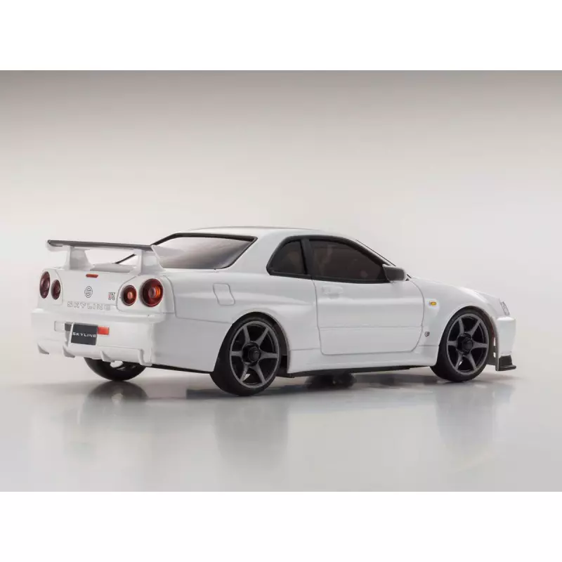 Kyosho Mini-Z MA020 Sports 4WD Nissan Skyline GT-R R34 (KT19) White