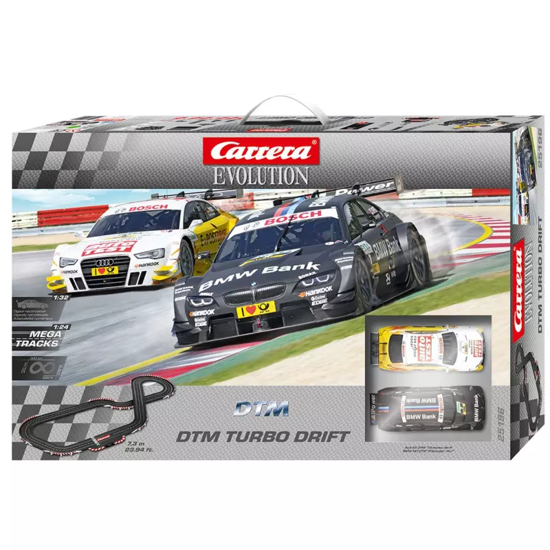 Carrera Evolution 25196 DTM Turbo Drift Set