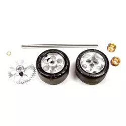 NSR 9112 Rear Kit RTR Tires on 17" wheels for Sidewinder Fly/Scalextric