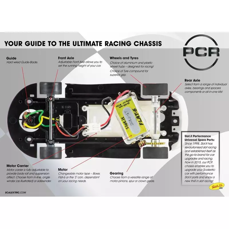 Scalextric C8536 Pro Chassis Ready (PCR) Underpan - BMW Z4