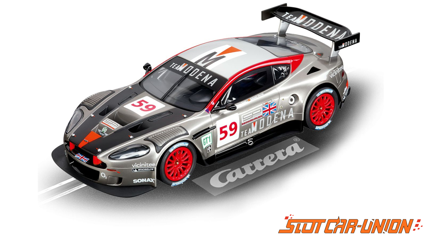 Carrera DIGITAL 124 23785 Aston Martin DBR9, Team Modena  - Slot Car -Union