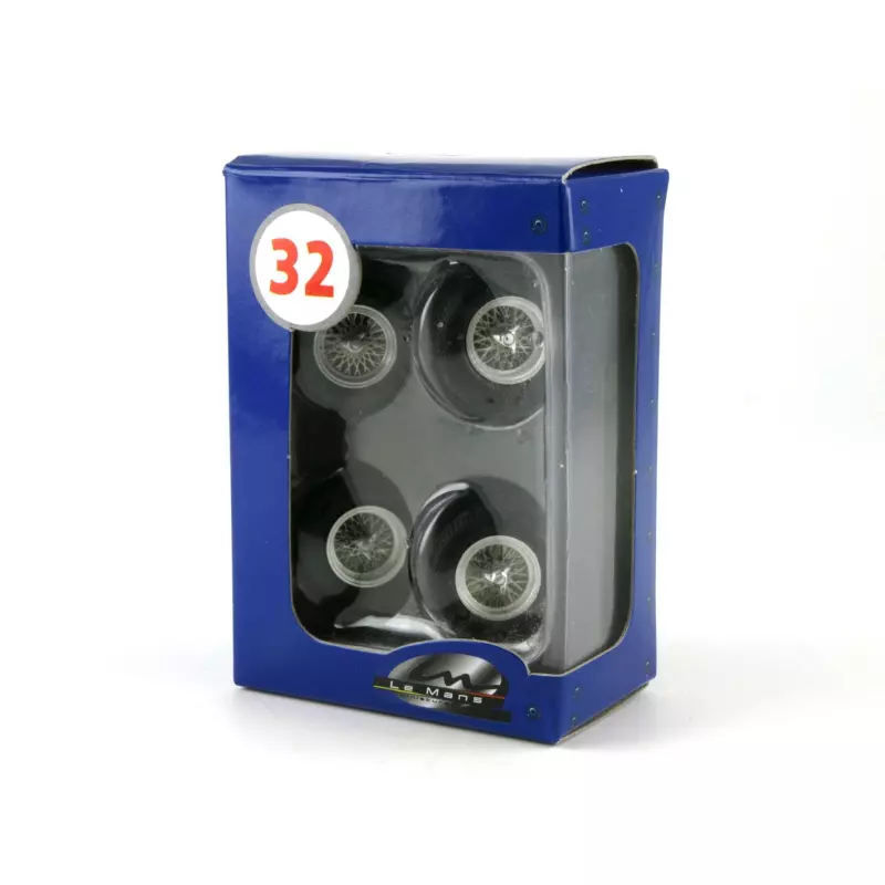 LE MANS miniatures Set of 4 spoked wheels TR61 typ - Slot LE MANS miniatures Set of 4 spoked wheels TR61 typ - Slot