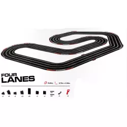 Ninco 20163 Pro Series Four Lanes Set