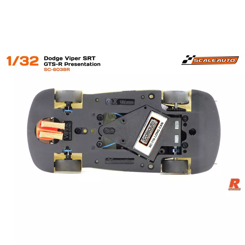 Scaleauto SC-6038R Dodge Viper SRT GTS-R Presentation Official Racing Team -R- Anglewinder