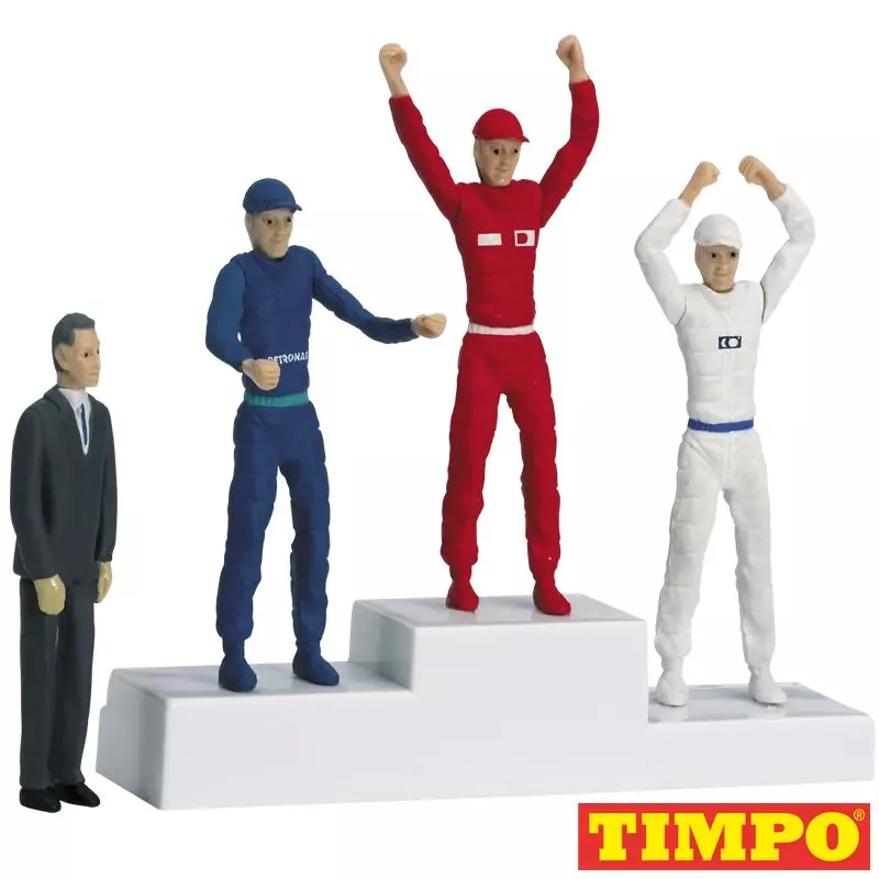  Carrera 21121 Winner‘s rostrum with set of figures