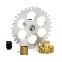 NSR 6704 Kit Anglewinder 12:32 32 Gear + 12 Pinion + 3mm Axle Spacer for Ninco