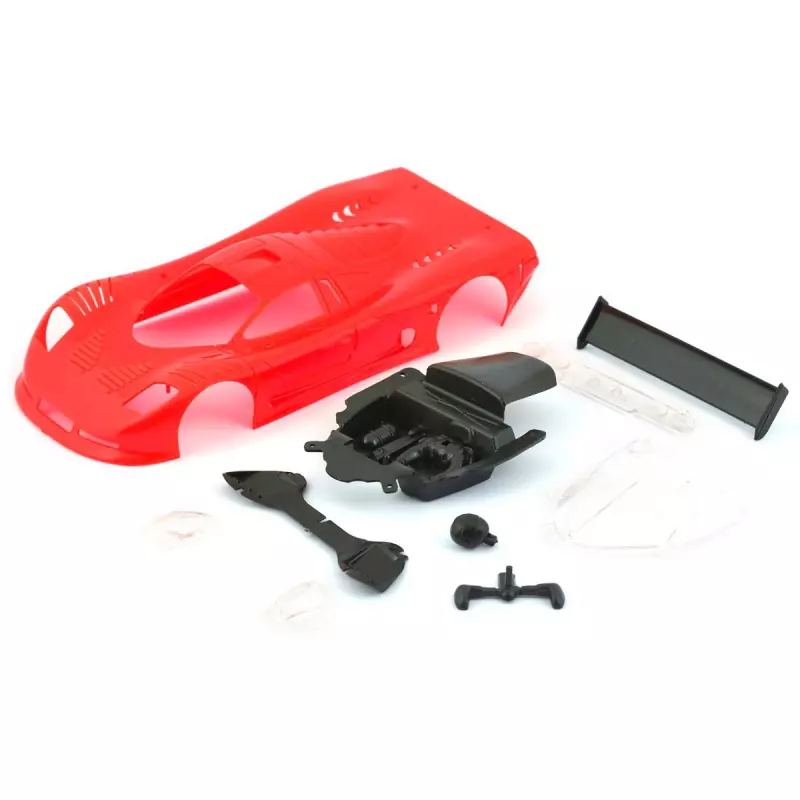 NSR 1320R Mosler MT900R ULTRALIGHT Body Kit Red 14.6gr